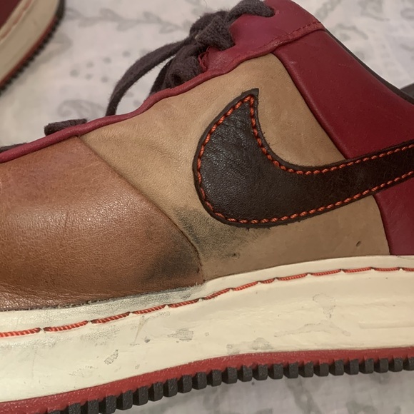 Nike Air Force 1 Low Baltimore The Dome 316077-621 Red Boulder Sz 13 - Picture 4 of 11